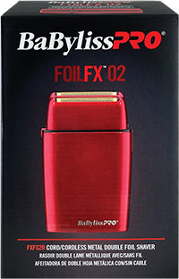 CONAIR BABYLISSPRO Shaver FoilFx 02 Double Foil -Red